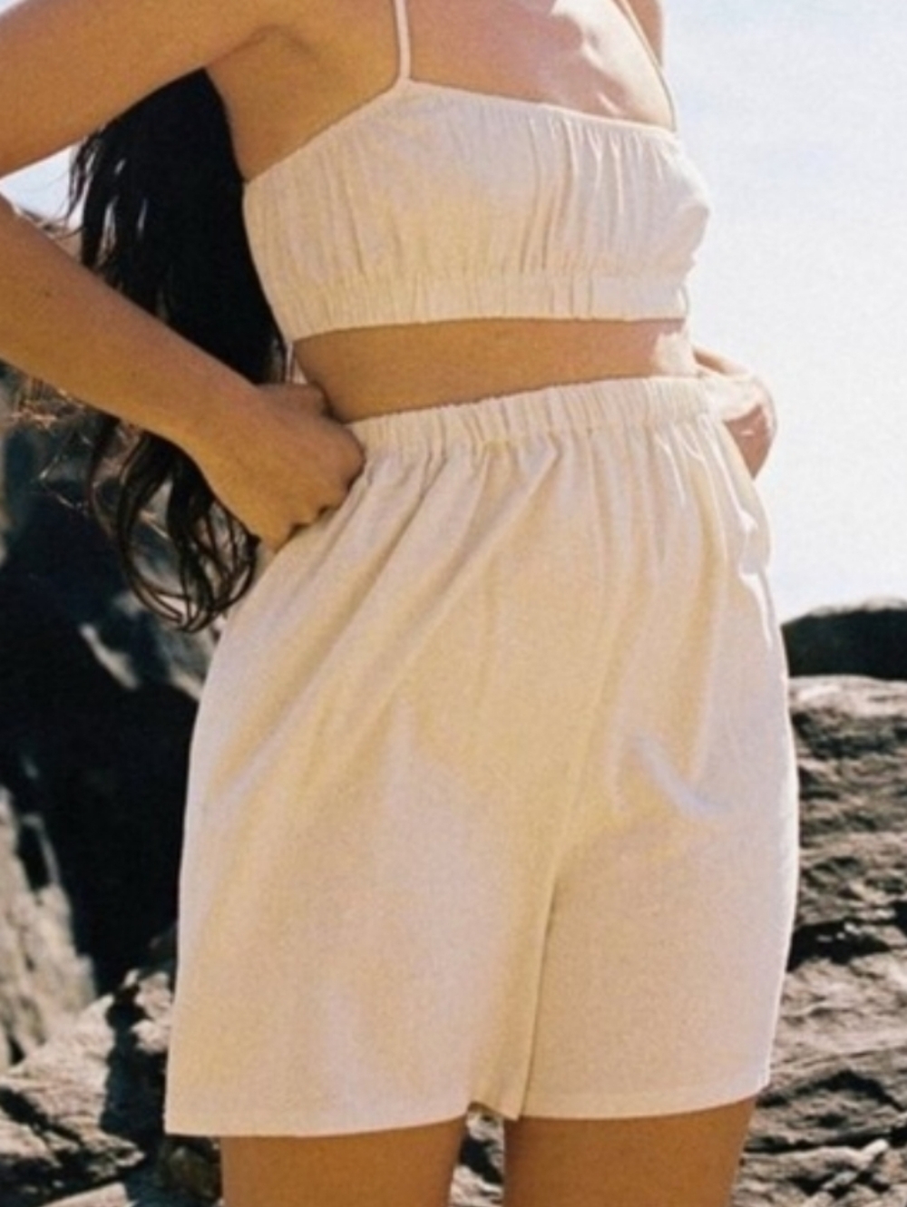Ozma Loie Shorts - M - Natural